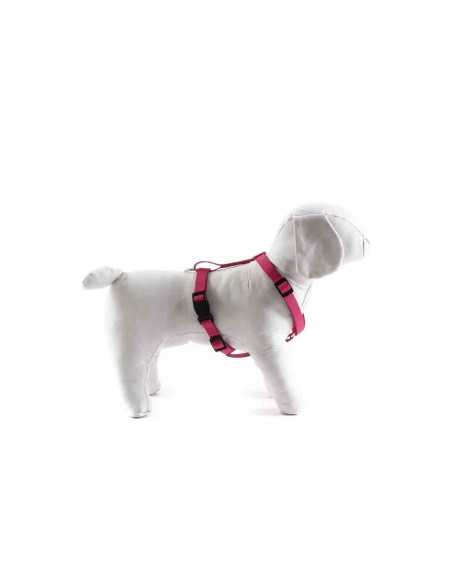 harnais polyester reglable, 1,5x25-40 cm, ROSE