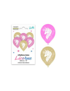 Sachet De Ballons X6 Licorne