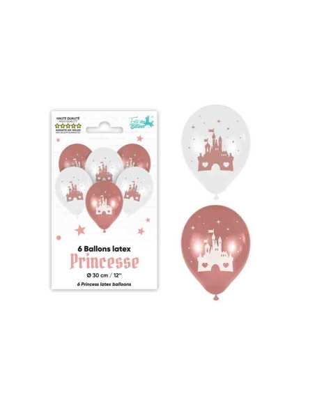 Sachet De Ballons X6 Princesse