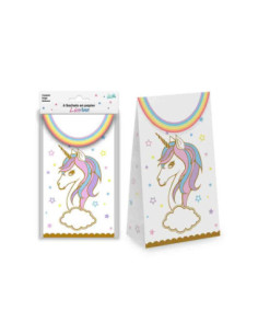 Sachets En Papier X6 Licorne