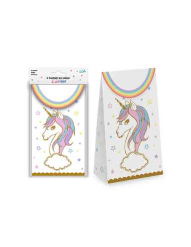 Sachets En Papier X6 Licorne