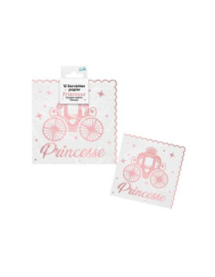 Serviettes Papier X12 Princesse