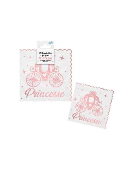 Serviettes Papier X12 Princesse