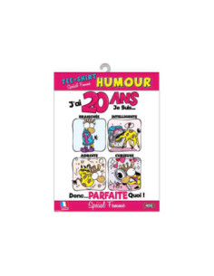 Tee Shirt Humour S2 20 Ans Femme