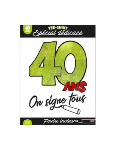 Tee Shirt On Signe S2/40Ans