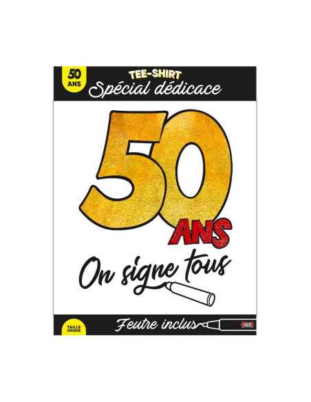 Tee Shirt On Signe S2/50Ans
