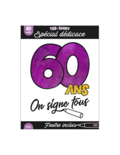Tee Shirt On Signe S2/60Ans