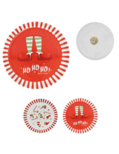 Assiette Noël 3 pièces, diamètre 26 cm