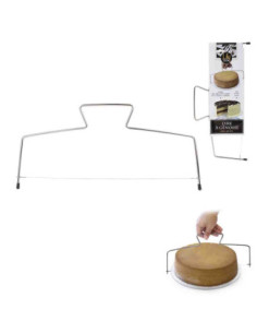 Lyre à gâteau et génoise, 33 x 0.5 x 15 cm