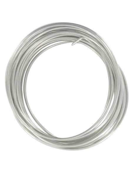 Fil aluminium argenté 2 mm x 2 m