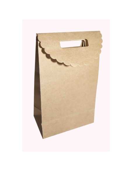 Pochettes kraft à soufflet et rabat 12 x 7 cm x 24 pcs