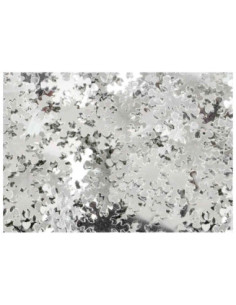 Sequins flocons argentés 1,3 cm x 50 grs