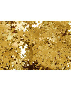 Sequins flocons dorés 1,3 cm x 50 grs