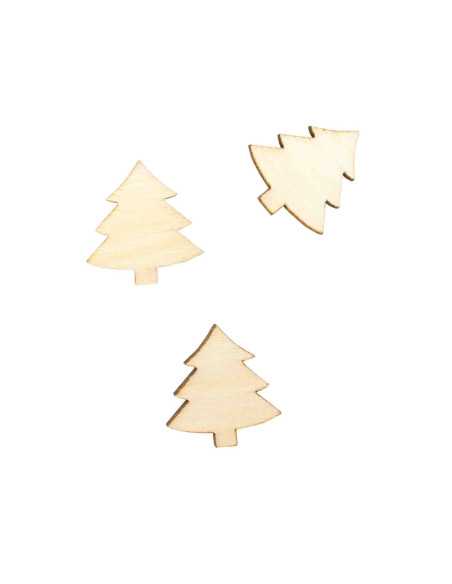 Sapin bois 2,5 x 2,5 x 0,3 cm x 50 pcs