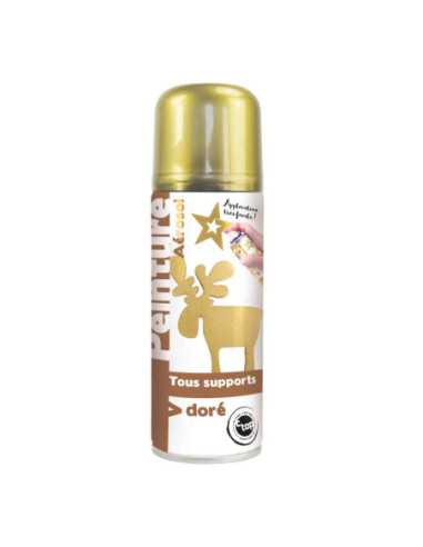Aérosol peinture doré - 250 ml