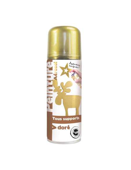 Aérosol peinture doré - 250 ml