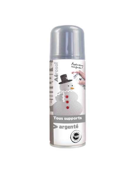 Aérosol peinture argenté - 250 ml