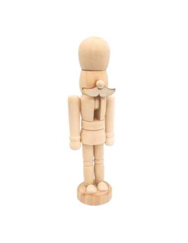 Casse noisette 3D en bois, à décorer, 12,5 x 4 cm