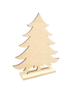 Sapin en bois, 16,8 x 4 x 19 cm