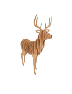 Renne en carton à assembler, 19 x 22,3 x 8 cm