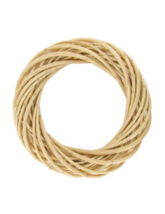 Couronne osier naturel 20x4 cm