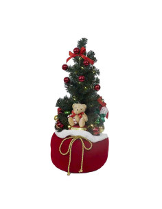 Sapin Décoratif Ours Et Cadeaux Noël 85 cm