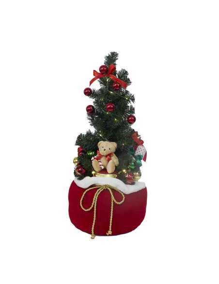 Sapin Décoratif Ours Et Cadeaux Noël 85 cm