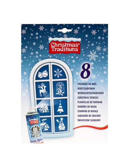 8 Petits Pochoirs Noël - DIY & Loisirs Créatifs