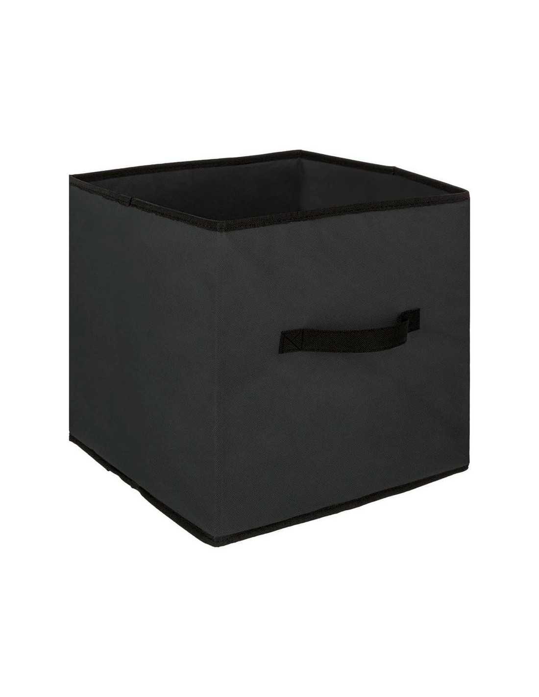 Boîte de rangement 31x31 cm Noir EG