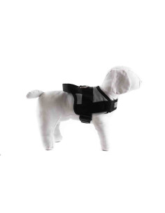 Harnais polyester réglable réfléchissant, 58-70cm, gris noir