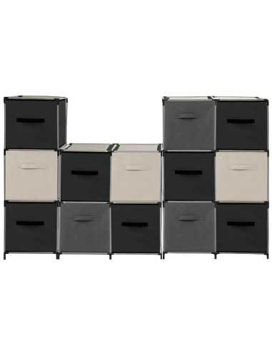 Boîte de rangement 31x31 cm Beige EG