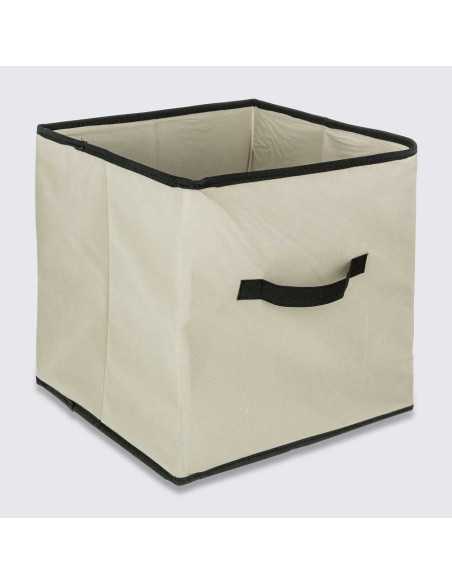 Boîte de rangement 31x31 cm Beige EG