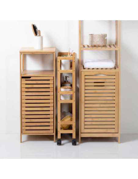 Desserte 3 niveaux Bambou