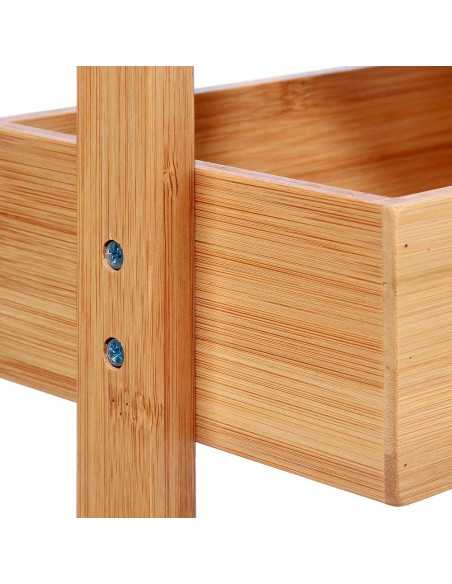 Desserte 4 niveaux Bambou