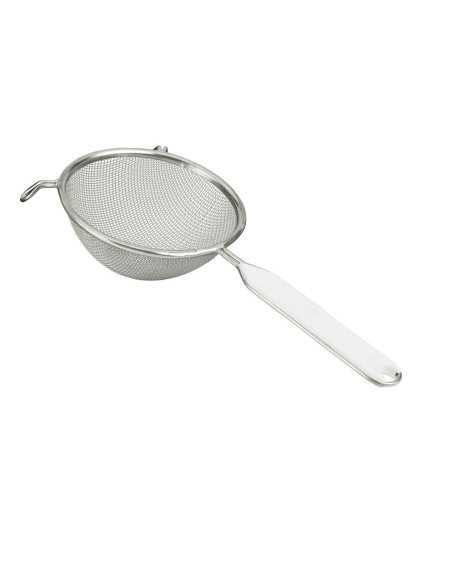 Passoire tamis étamé fin manche plast. Ø 14cm