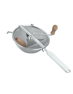 Moulin poissons & légumes tamis étamé fin m. plast. Ø 18cm