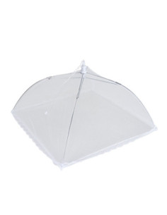 Cloche à aliments pliable polyester col. BLANC
