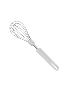 Fouet inox manche plast. 20cm