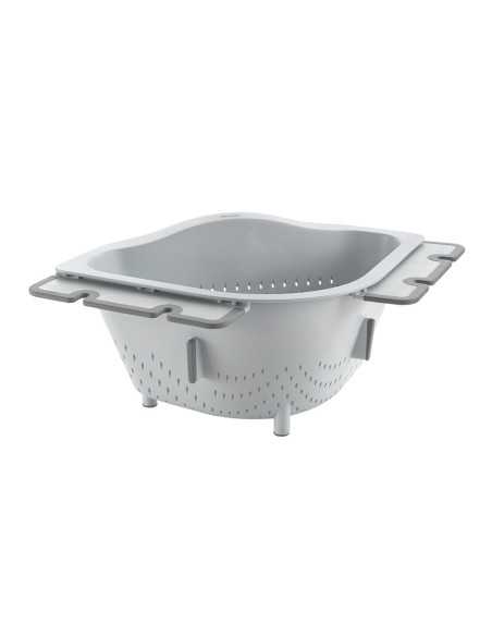 Passoire d'angle ajustable DRAIN ON plast. 3,1L col. GRIS