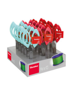 Ciseau FLIPPY 21cm col. Assort. En DISPLAY