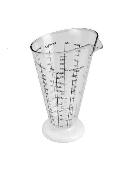 Verre doseur gradué plast. 1/2L