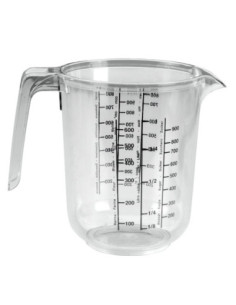 Verre doseur gradué plast. 1L