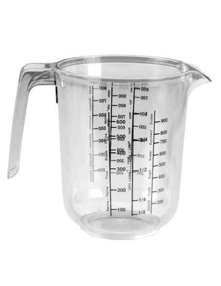 Verre doseur gradué plast. 1L