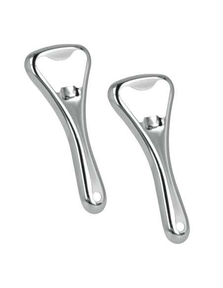 2 décapsuleurs chrom. 9cm