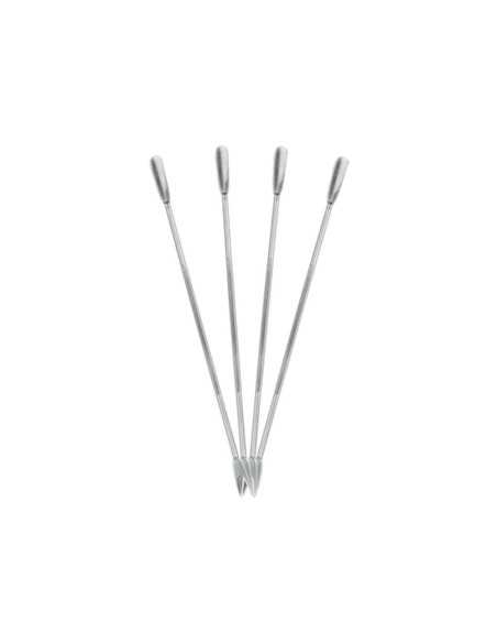 4 curettes à homard inox