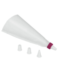 Poche à décorer + 4 douilles