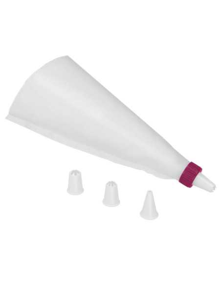 Poche à décorer + 4 douilles