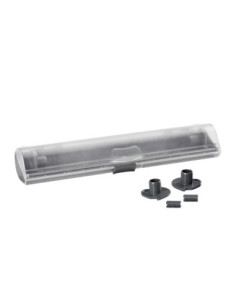 Dévidoir portable 2 usages X-TRA ROLL inox + plast. GRIS