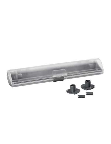 Dévidoir portable 2 usages X-TRA ROLL inox + plast. GRIS