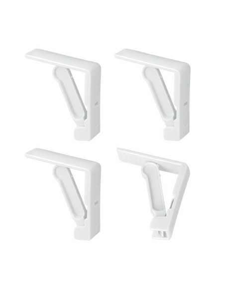 4 fixe-nappe plast. épais. jusqu'à 4,5cm LUXE QS